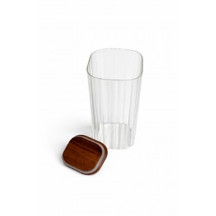 Akasya Kapaklı Cam Kavanoz 1850 ml. ( Kare)  - Mutfak Mutfak Gereçleri Kavanoz & Baharatlık  $i