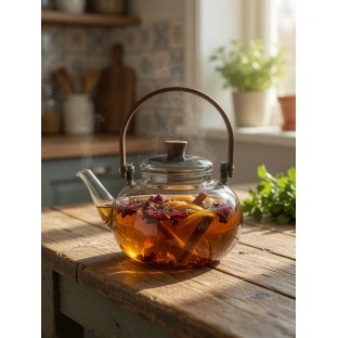Füme Rengi Bitki Çayı Potu Demlik 900 ML  - Tüm Ürünler  $i