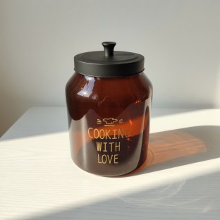 Tüm Ürünler Metal Kapaklı Amber Cam Kavanoz 3 LT 