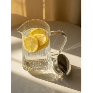 Metal Kapaklı Cam Sürahi 1800 ML  - Mutfak Mutfak Gereçleri Yağlık & Yağdanlık & Sürahi  $i