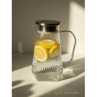 Tüm Ürünler Metal Kapaklı Cam Sürahi 1800 ML 