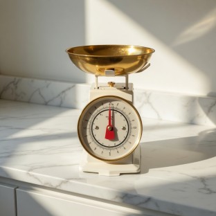 Tüm Ürünler Retro Terazi Krem Gold 