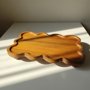 Akasya Dikdörtgen Sunumluk&Yağlık Altlığı 27*17 cm - Mutfak Mutfak Gereçleri Yağlık & Yağdanlık & Sürahi $i