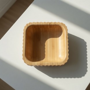 Bambu Kase 23 Cm - Sofra Servis Sunum Kase $i